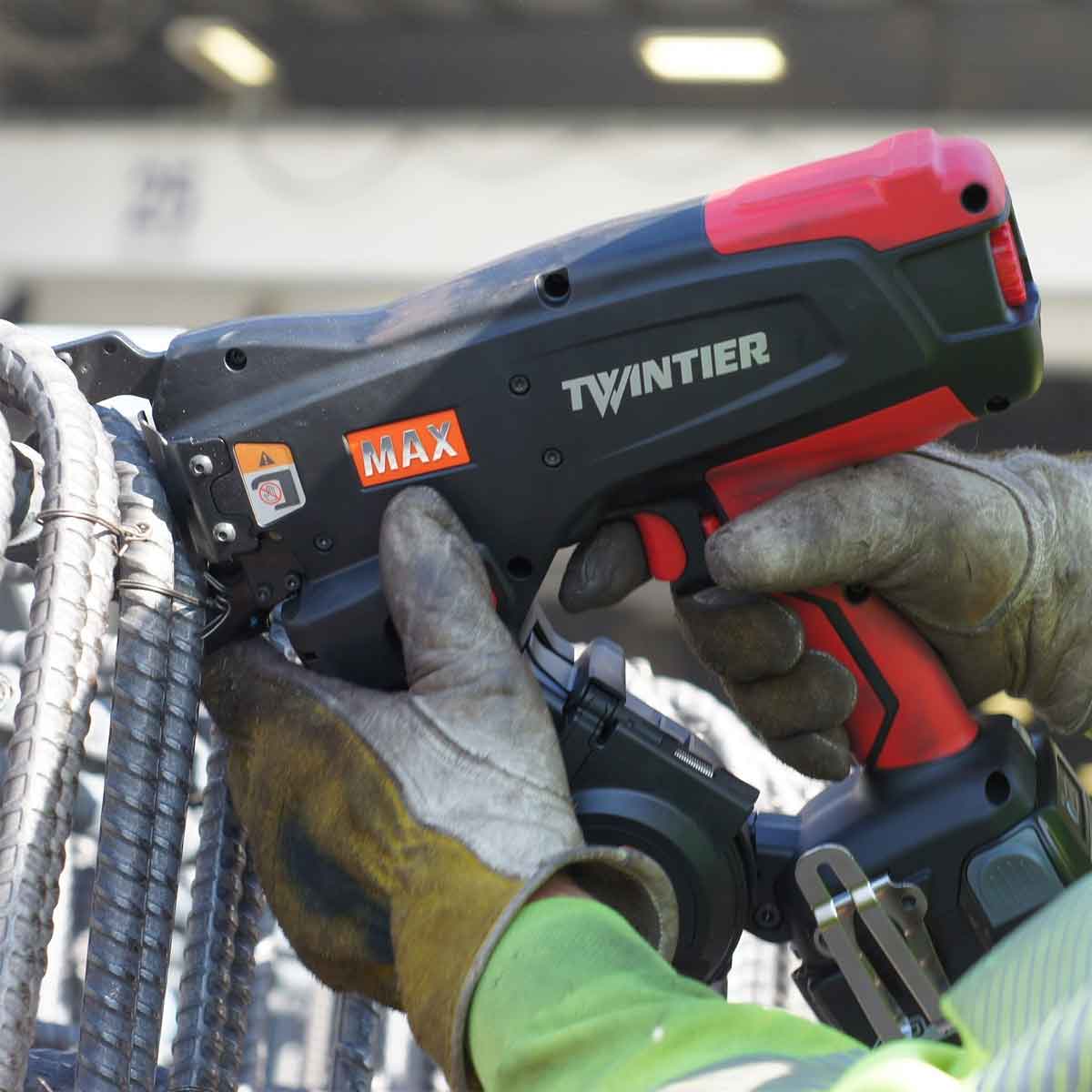 MAX RB611T TwinTier Rebar Tying Tool up to #9 x #10 with 19ga wire